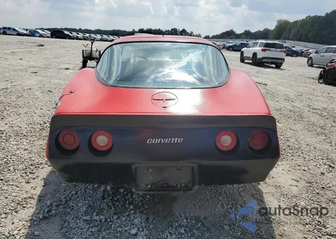 1980 Chevrolet Corvette из США, поврежденный, VIN 1Z878AS437543